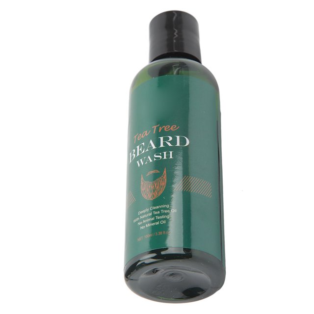 Lavado de barba masculino champú de barba de aceite de árbol de té de 100 ml para acondicionamiento para niños ANGGREK Otros