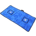 thumbnail image 1 of OULII Blue Quick Drying Dog Bath Towel Soft Absorbent Fiber Pet Towel for Medium Dogs, 1 of 8
