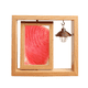 thumbnail image 1 of La textura de la carne comida sashimi de salmon Marco giratorio de madera 4x6, 1 of 3