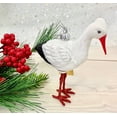 thumbnail image 4 of Christmas By Krebs Blown Glass  Collectible Tree Ornaments  (5" Stork), 4 of 6