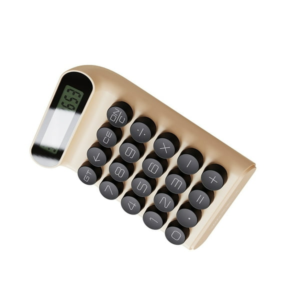 Injueey Calculadora simple estudiante papelería dispositivo de cálculo máquina de cálculo dulce regalo calculadoras aritméticas té Type3 NO3