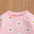 thumbnail image 6 of Musuos Newborn Baby Clothes Set, 6 9 12 18M Floral Printed Sweatshirts Tops+Pants+Bow Headband Outfit, 6 of 8