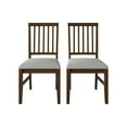thumbnail image 3 of Castle Place Heritage Vertical Wooden Dining Chairs, Brown, Set of 2, 3 of 9