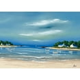 thumbnail image 2 of Flanet, Frederic 14x11 White Modern Wood Framed Museum Art Print Titled - Cote bretonne II, 2 of 4