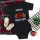 thumbnail image 5 of Mono de bebé recién nacido con estampado de Papá Noel y ciervo, mono de manga corta para bebé, ropa para bebé niño y niña, 5 of 5