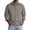 Dark Gray, variant on IAJDKMEK Men's Dress Shirts - Long Sleeve Button Up Loose Fit Spread Collar Solid Color Shirt, Lightweight Breathable for Everyday,Black L