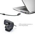 thumbnail image 2 of ruzhgo 720P/480P Webcam Adjustable Computer Camera With Microphone USB Auto Focusing Video Conference Camera Black 480P, 2 of 5
