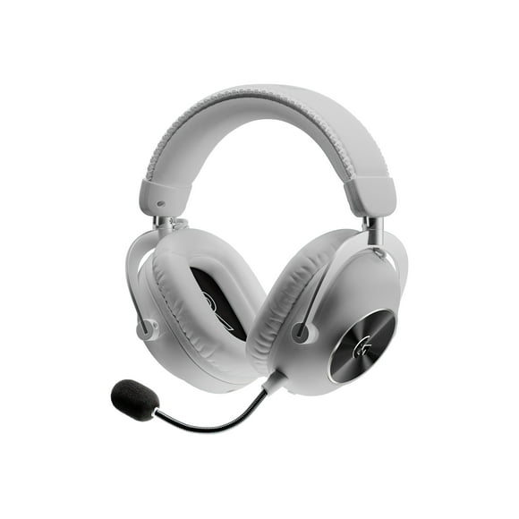 Logitech G PRO X 2 LIGHTSPEED Wireless Gaming Headset, White - Headset - full size - LIGHTSPEED - wireless - noise isolating - white
