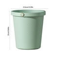 thumbnail image 3 of Hwkond Up to 70% Off Trash Can Plastic Thickened Rubbish Bin Household High Value No Lid Kitchen Bathroom Pressure Ring Waste Basket Suitable For Home Kitchen Bathroom Garage, 3 of 7