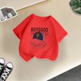 thumbnail image 4 of iTNHFP Hauts pour Filles Enfants Filles Mignon Mode Doux Imprimé Col Rond Manches Courtes T-Shirt d'Été Décontracté Ample, 4 of 4