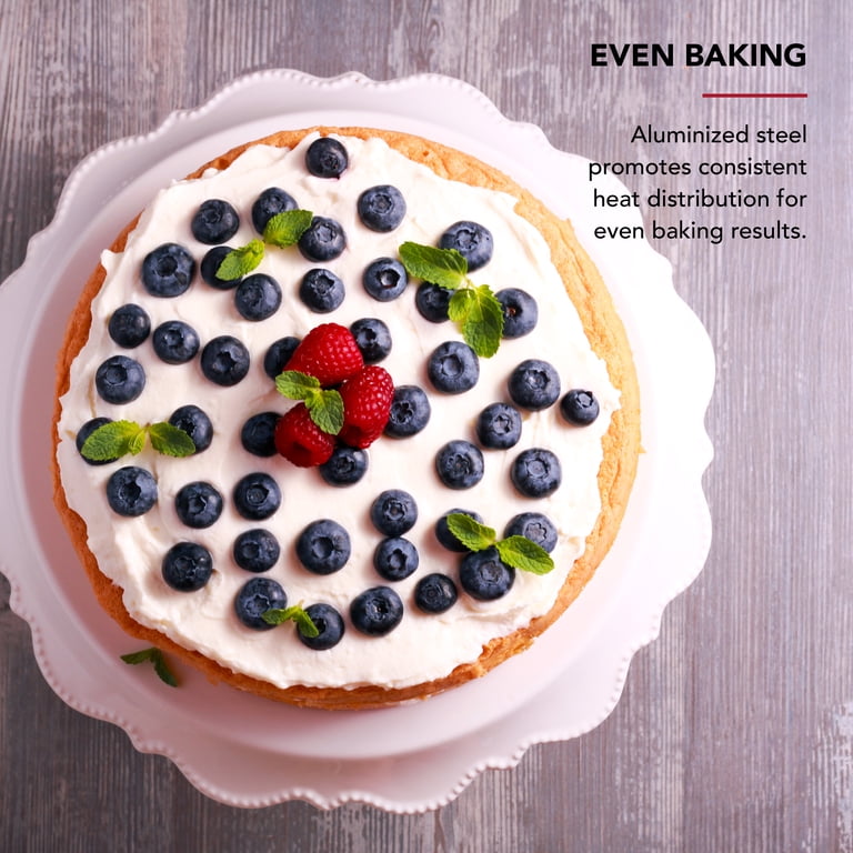 KitchenAid 9-Inch Round Nonstick Cake Pan, Blue photo 6
