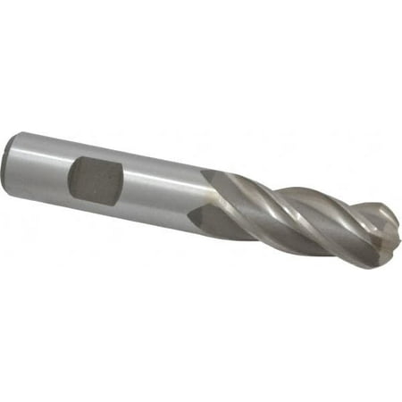 

Value Collection 5/8 Diam 1-5/8 LOC 4 Flute High Speed Steel Ball End Mill