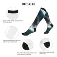 thumbnail image 5 of Sikiie Surfing Shark 1 Pairs Compression Socks for Men and Women 15-20 mmHg Running Support Socks, 5 of 7