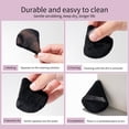 thumbnail image 3 of Set Powder Puff Scafps de terciopelo negro y rosa, 24 unidades, triangulares, 3 of 8