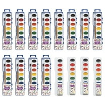 Colorations 12 Watercolor Paint Palettes with BONUS 4 refills