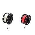 thumbnail image 3 of Finger Reel Stainless Steel Dive Reels Double Ended Guide Line Reusable Lightness Diving Snorkeling Household Equipment White line 30m（loop）, 3 of 9