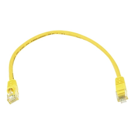 UPC: 0844660022916 | Monoprice – Patch cable – RJ-45 (M) to RJ-45 (M) – 100 ft – UTP – CAT 6 – booted snagless stranded – yellow