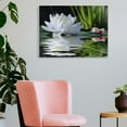 thumbnail image 2 of Shangniulu Canvas Prints Zen Wall Art Lotus Flower Prints Pictures for Bathroom Decor Spiritual Meditation Poster Artwork for Spa Decor Framed Read to Hang, 2 of 5