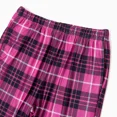 thumbnail image 2 of PatPat Women Pajamas Pants Christmas Plaid Plus Pj Pants Comfy Casual Sleep Bottom with Pockets, Hot Pink, 2 of 8
