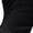 Black, variant on Womens Long Sleeve Stretch Crewneck Ribbed T-Shirt Slim Fit Casual Basic Tops (Army Green, S)