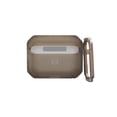 thumbnail image 4 of UAG AirPods Pro 3rd Gen Case, Translucent Rugged Military Grade Drop Proof Protective Cover with Detachable Carabiner Clip & Secure Lip Closure, Scout Coyote Translucent, 4 of 7