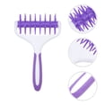 thumbnail image 3 of 2 Pcs Hole Punch Rollers Pizza Needle Rolling Pin Purple Plastic, 3 of 6