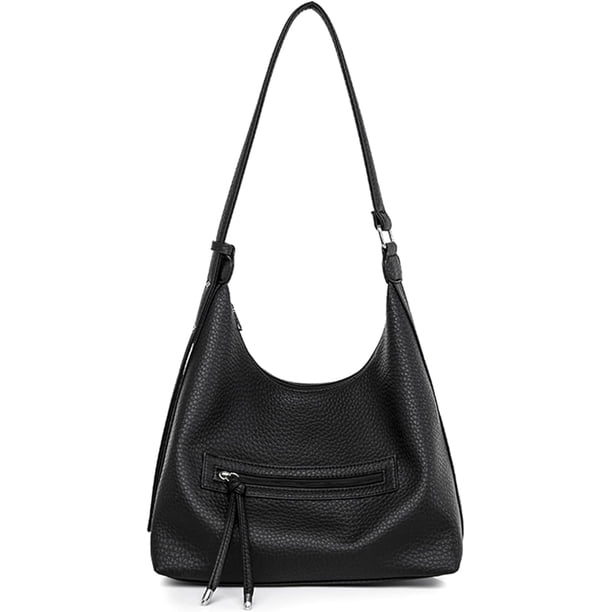 LHSHID Small Shoulder Bag for Women, Classics Vegan Soft PU Leather Satchel Purses Multi-pocket Ladies Crossbody Bags