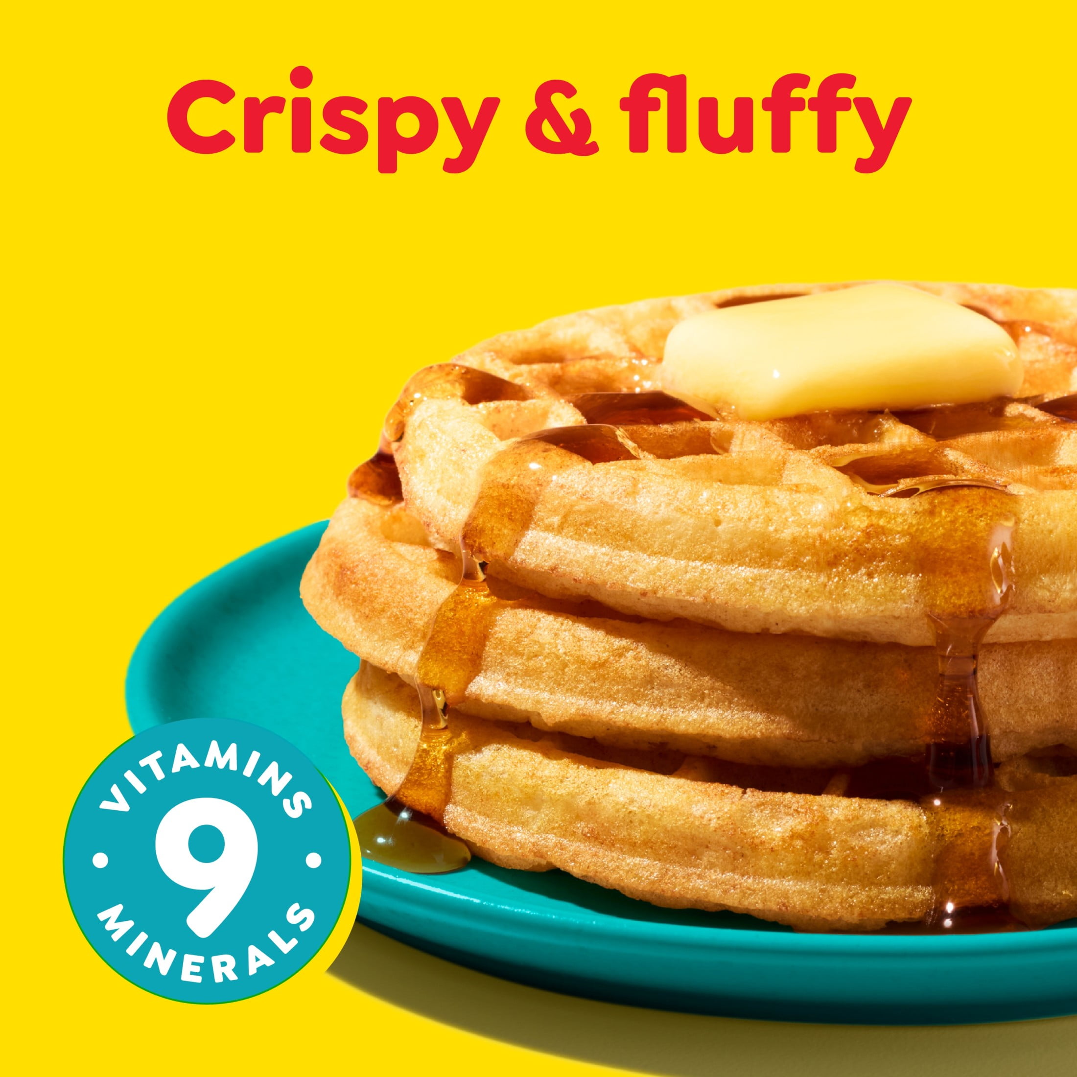 Eggo Buttermilk Waffles, Breakfast Food, 29.6 oz, 24 Count (Frozen)
