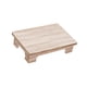 thumbnail image 4 of Mesa de centro baja de madera, elegante taburete minimalista multiusos, macetero para balcón 50x28x10cm, 4 of 9
