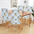 thumbnail image 2 of Yayeee 2 Pack Dining Chair Covers Stretch Parson Chairs Slipcovers Seat Protector, Blueberry Pancake Pattern, 2 of 6