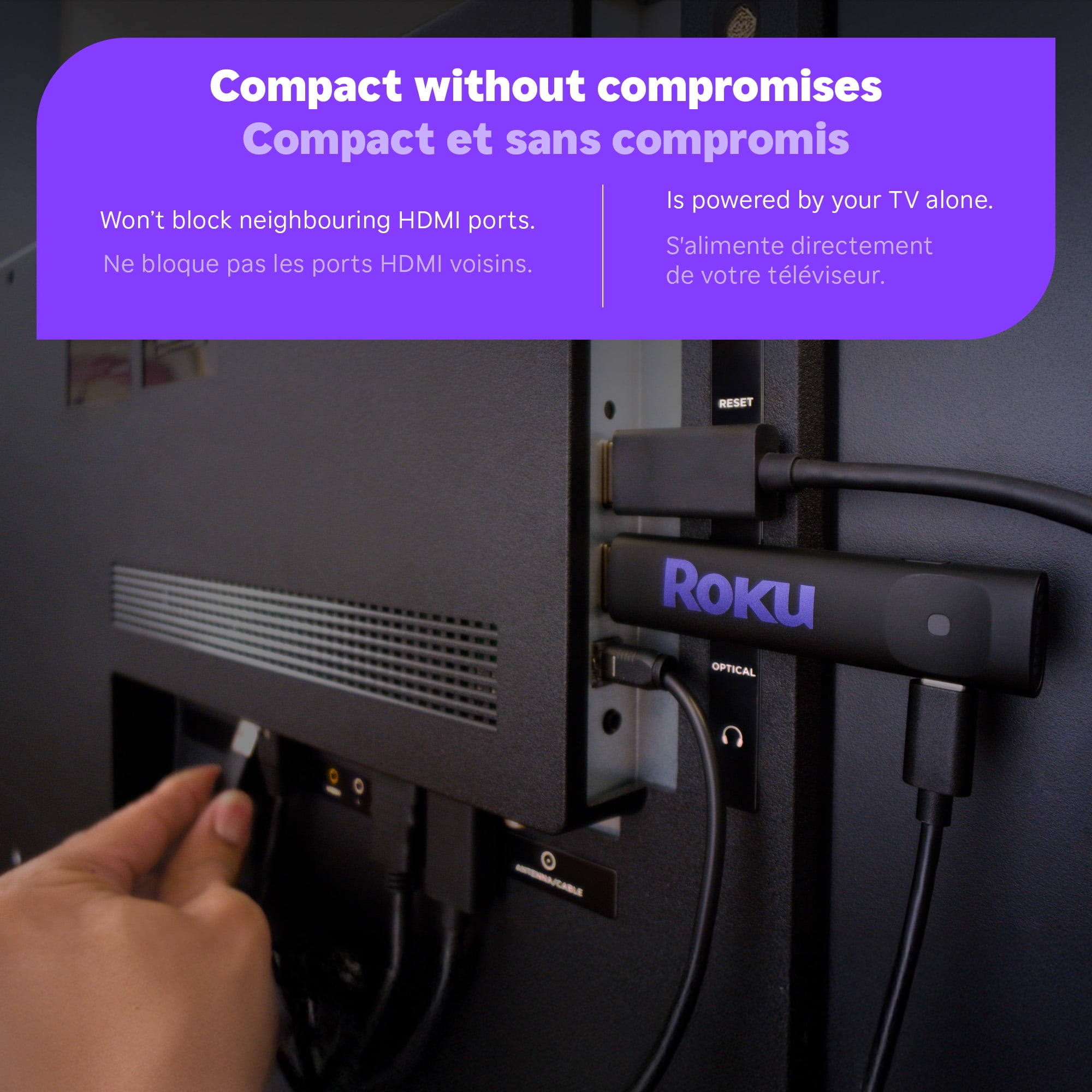 Roku® Streaming Stick™ 2025 HD Roku Streaming Device for TV with