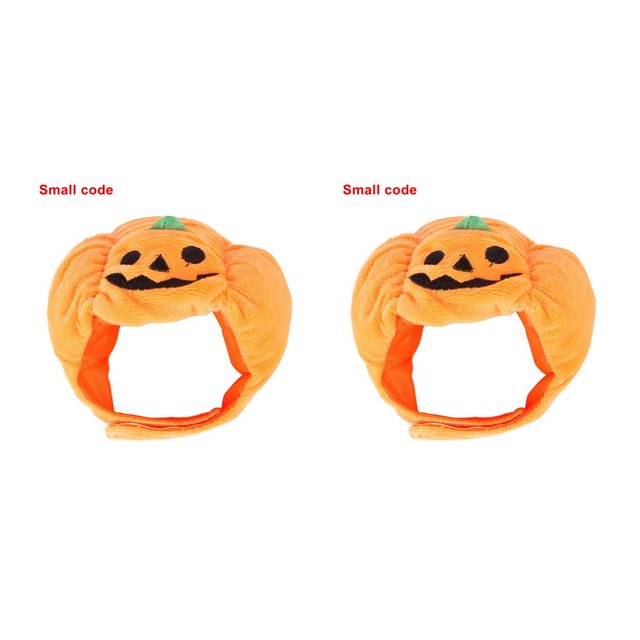 Methold Lindo sombrero para mascotas Halloween calabaza mascota perro gato sombrero vestir tocado pequeño perro gato Cosplay disfraz sombrero decorativo S 2piezas Methold CBP160808