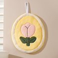 thumbnail image 4 of TIMIFIS Fruit Plate Adorably Crafted Floral Inspired Super Absorbent Hand Towel for Kitchen and Bathroom Use Complete with A Convenient Hanging Loop Kitchen Gadgets, 4 of 6