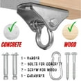 thumbnail image 4 of Yes4All 180° Ring Heavy Duty Bag Hanger, 4 of 8