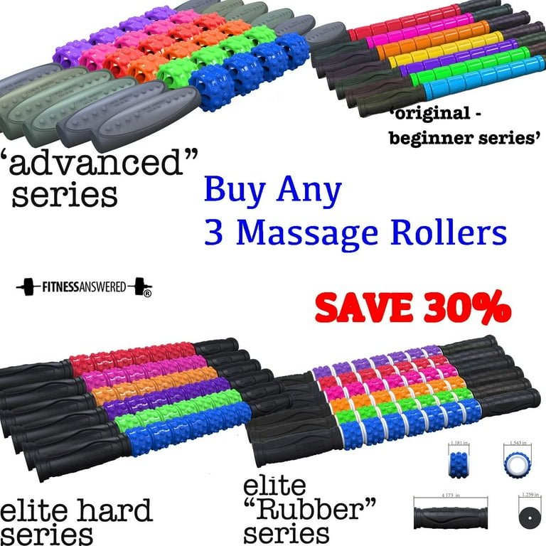 The Muscle Stick Elite Hard Massage Roller Green Walmart