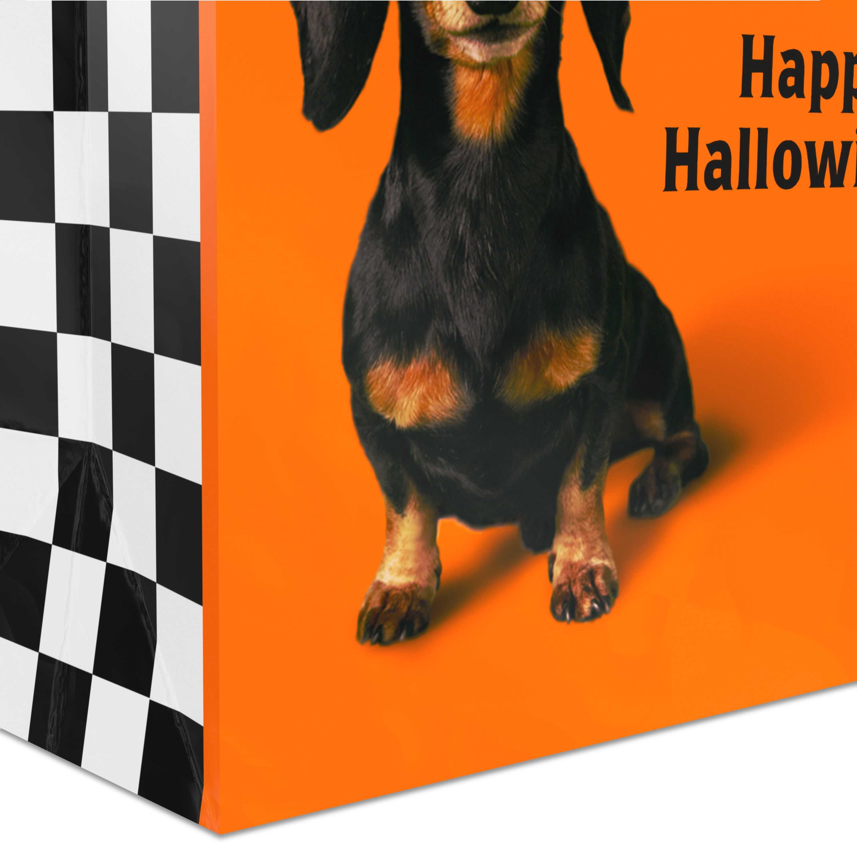 Hallmark Medium Halloween Gift Bag With Tag (Happy Hallowiener), 1 Count