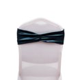 thumbnail image 6 of BalsaCircle 5 Navy Blue Velvet Ruffled Stretch Chair Sashes Wedding Party Catering Decorations, 6 of 8