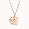 thumbnail image 1 of Enveloppe Médaillon Collier Amour Vous Secret Message Caché Pendentif Cadeau Bijoux en Acier Inoxydable, 1 of 5