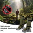 thumbnail image 3 of Ettsollp Waterproof Leg Gaiters Quick Release Size Adjustable Bite Protection Camping Hiking Lower Leg Guard Gaiters, 3 of 8