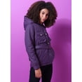 thumbnail image 3 of Women Solid Stylish Casual Bomber Jacket, 3 of 5