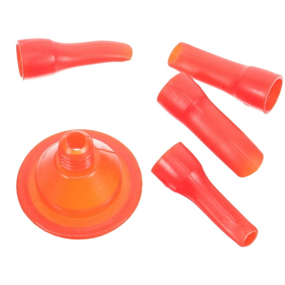 USHOBE Reusable Caulk Nozzle Caulking Nozzle Applicator Red 4pcs