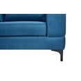 thumbnail image 3 of Sofá Escuadra Izquierda con Tapizado Color Azul. Estructura de Madera Sólida y Patas de Acero, 3 of 4