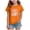 A-Orange, variant on NIEWTR Kids Girls Halloween Cartoon Character T-Shirt, Soft Cotton Ghost Print Short Sleeve Casual Autumn Daily Wear Top(9-10 Years)