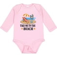thumbnail image 3 of Inktastic Beach Vacation Florida California Boys or Girls Long Sleeve Baby Bodysuit, 3 of 5