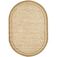 thumbnail image 2 of Safavieh Chelsea Doriane Bordered Wool Area Rug, Ivory, 7'6" x 9'6" Oval, 2 of 10