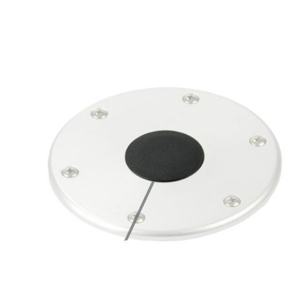 GARELICK Boat Table Pedestal Socket Plug | Plug Mounting Hole | 2-1/2" Diameter | Aluminum | Made in USA