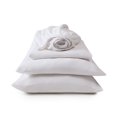 thumbnail image 1 of FABDREAMS Organic Linen Queen Fitted Sheet & Pillowcase Set | Linen Fitted Sheet Queen | Cooling Fitted Sheet | 1 Fitted Sheet Queen Size, 2 Queen Pillowcases | Organic Fitted Sheets Queen | White, 1 of 6