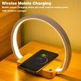 thumbnail image 1 of Lámpara de noche de carga inalámbrica, lámpara de mesa de 3 W con cargador táctil y puerto USB, lámpara de escritorio LED, carga inalámbrica para teléfonos móviles, lámpara de escritorio con protecció, 1 of 5