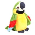 thumbnail image 6 of M Buder Cartoon Cute Electric Recording Learning Talking Plush Parrot Early Education Toy Interactive Singing Bird for Toddlers Kids (Green) - 7.87 inches / 20 cm, 6 of 9