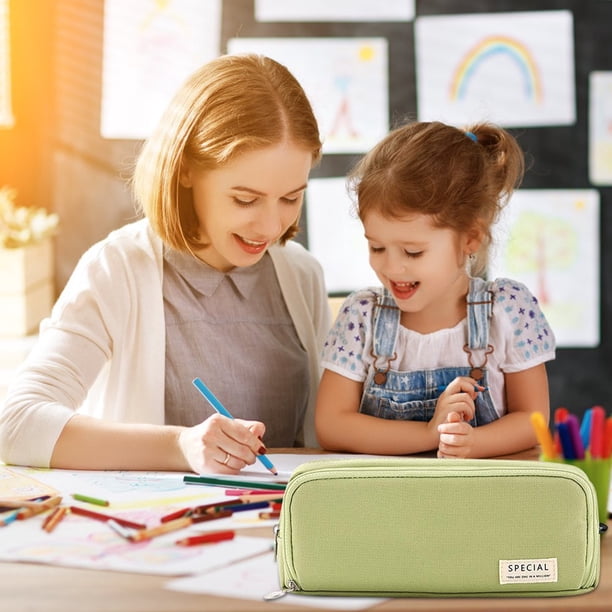 ARAMOX Étui de rangement pour crayons Étui à Crayons Simple Sac de Rangement en Filet de Stylo